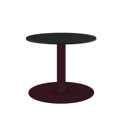 Burgundy Halo Side Table